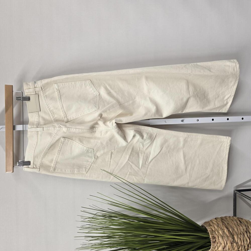 Citizens Of Humanity Cream Wide Leg Jeans